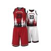 Custom Sublimated Reversible Basketball Uniform