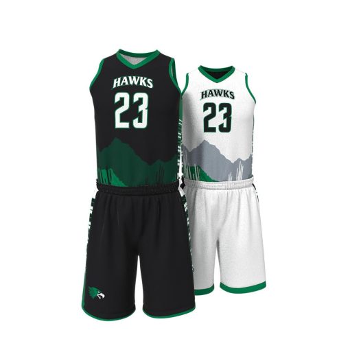 Custom Sublimated Reversible Basketball Uniform