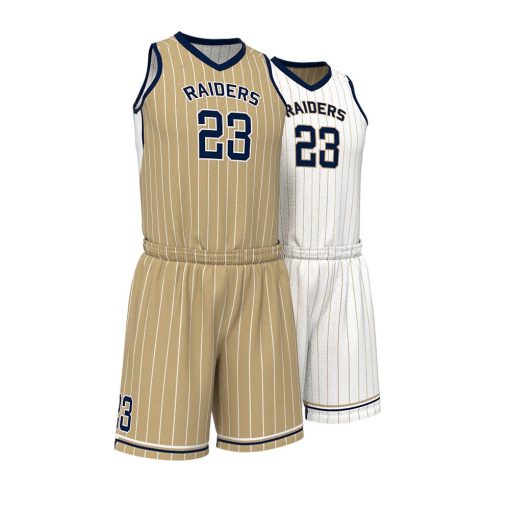 Custom Sublimated Reversible Basketball Uniform